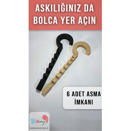 DOLAP İÇİ DÜZENLEYİCİ, ASKILIK ÇOĞALTICI 6 ADET TAKILABİLMEKTE.