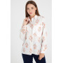 Çiçek Desenli Uzun Kolu Kadın Gömlek