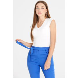 BEYAZ CROP TİŞÖRT 