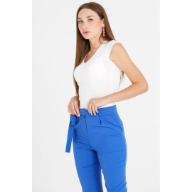 BEYAZ CROP TİŞÖRT 